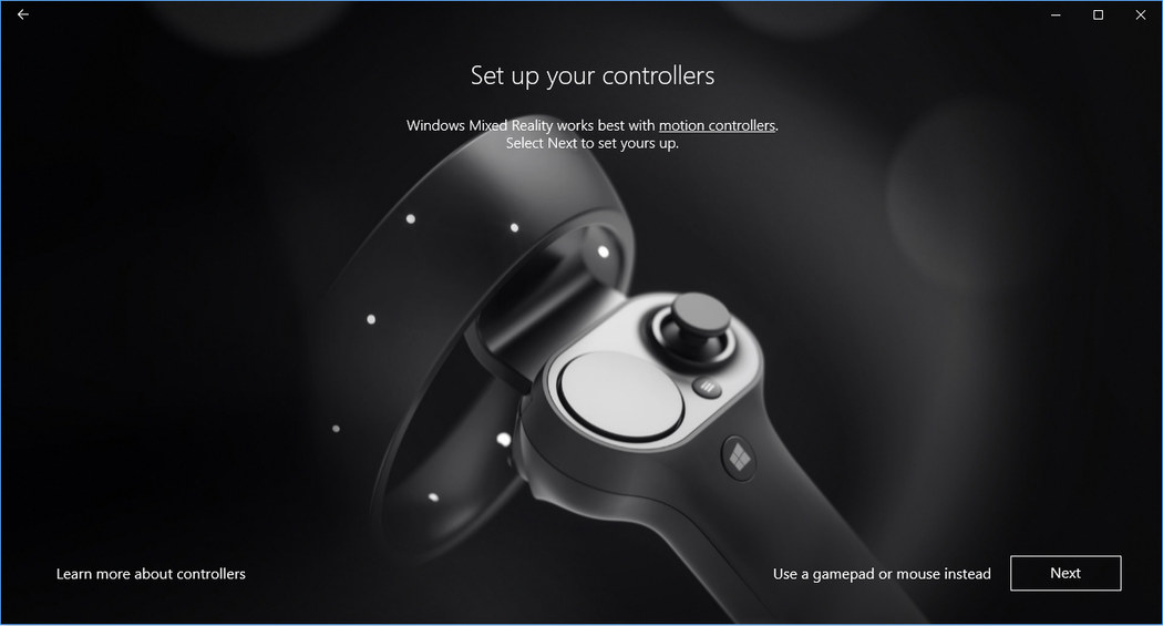 1050px Controllers — Mixed Reality